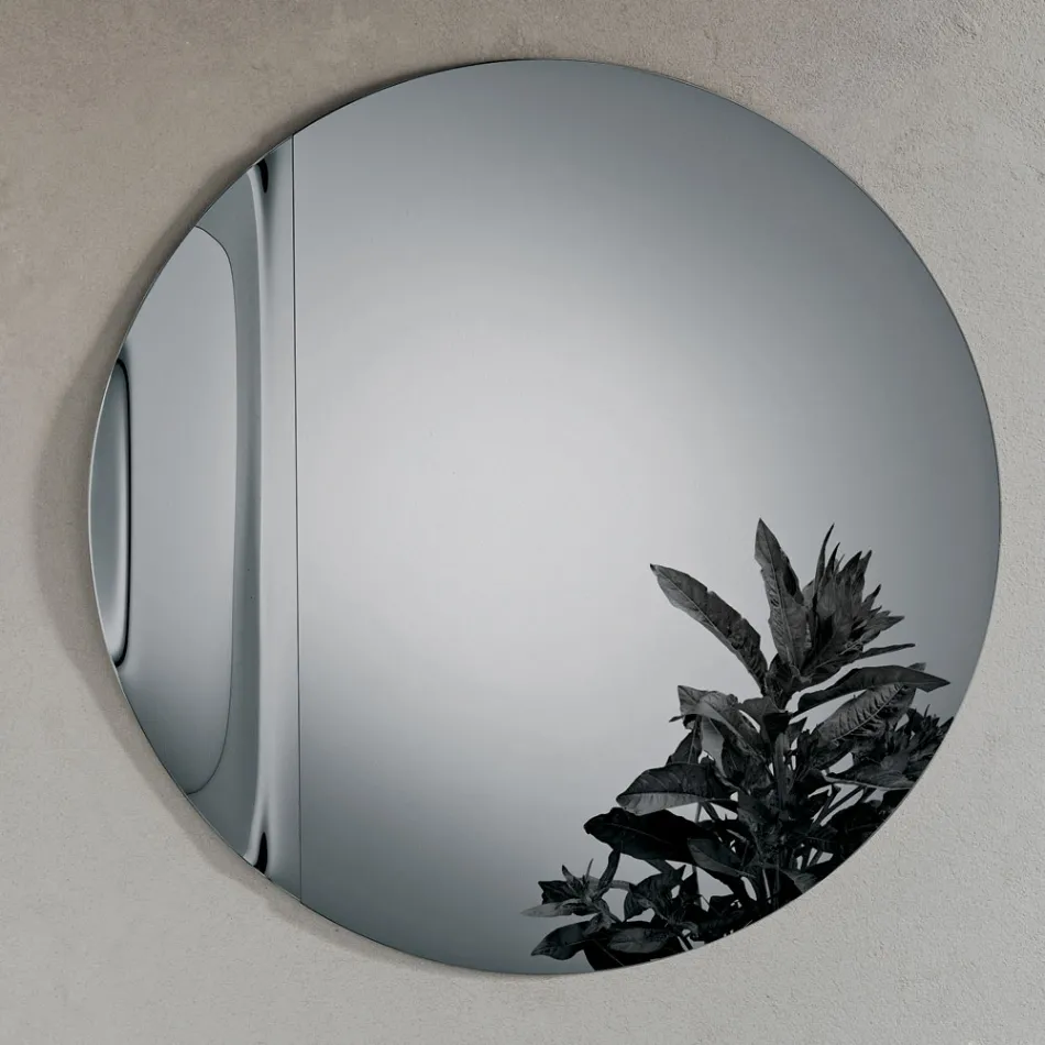 Zrcadlo z taveného skla Wave vyrobené v Itálii - Candida Viadurini