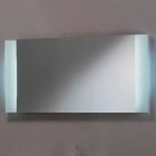 Osvětlené zrcadlo v provedení LED, matné sklo hrany Sam Viadurini