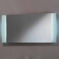 Osvětlené zrcadlo v provedení LED, matné sklo hrany Sam