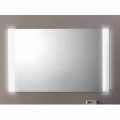 Moderní koupelnové zrcadlo s LED světly, L1200x H 900 mm, Agata
