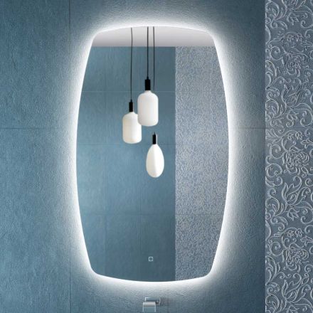 Obvodové zrcadlo s LED podsvícením Made in Italy - Sleep Viadurini