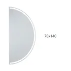 Podsvícené zrcadlo s nepřerušovaným LED páskem - Excelsior Viadurini