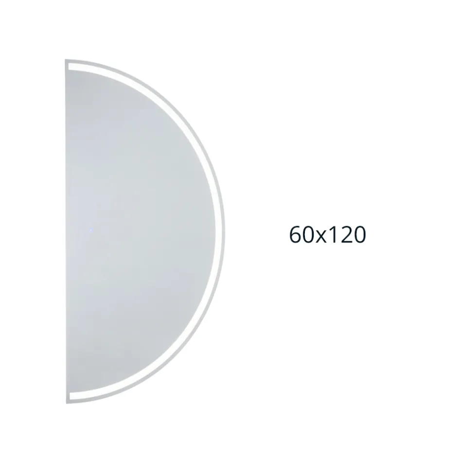 Podsvícené zrcadlo s nepřerušovaným LED páskem - Excelsior Viadurini