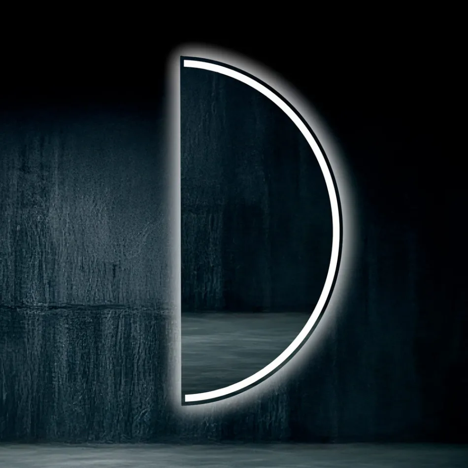 Podsvícené zrcadlo s nepřerušovaným LED páskem - Excelsior Viadurini