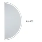 Podsvícené zrcadlo s nepřerušovaným LED páskem - Excelsior Viadurini