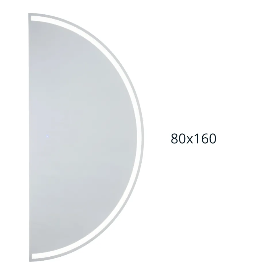 Podsvícené zrcadlo s nepřerušovaným LED páskem - Excelsior Viadurini