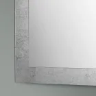 Obdélníkové nástěnné zrcadlo se stříbrným, zlatým nebo měděným skleněným rámem - Stileo Viadurini