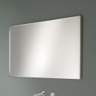 Obdélníkové nástěnné zrcadlo s bronzovým, černým, platinovým nebo měděným rámem - Renga Viadurini