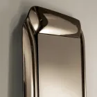 Obdélníkové zrcadlo s rámem z litého křišťálu vyrobené v Itálii - Belinda Viadurini