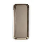 Obdélníkové zrcadlo s rámem z litého křišťálu vyrobené v Itálii - Belinda Viadurini