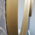 Kulaté nástěnné zrcadlo s kovovým rámem různých barev a LED světlem - Renga Viadurini