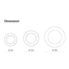 Kulaté zrcadlo s vlnitým skleněným rámem vyrobené v Itálii - Adelma Viadurini