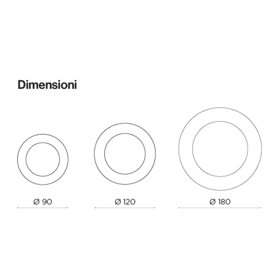 Kulaté zrcadlo s vlnitým skleněným rámem vyrobené v Itálii - Adelma Viadurini