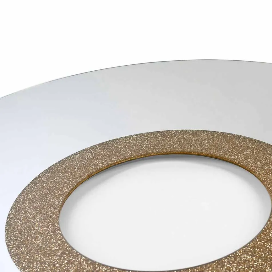 Kulatý zrcadlový moderního designu vyrobený v Itálii Aris Viadurini