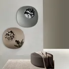 Tvarované zrcadlo s vlnitou skleněnou vložkou Vyrobeno v Itálii - Adalberta Viadurini