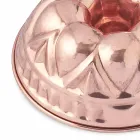 Kulaté ručně pocínované měděné formy na koblihy s dekorací - Gianandrea Viadurini