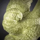 Keramická figurka ve tvaru papouška vyrobená ručně v Itálii - Pagallo Viadurini