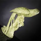 Ručně vyrobená keramická figurka ve tvaru papouška vyrobená v Itálii - Pagallo Viadurini