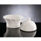 Dekorativní figurka v bílé keramické ručně vyrobené v Itálii - královna Viadurini