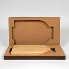 Prkénko a kuchyňské doplňky v mramorovém, dřevěném a ocelovém luxusním designu - Icaro Viadurini