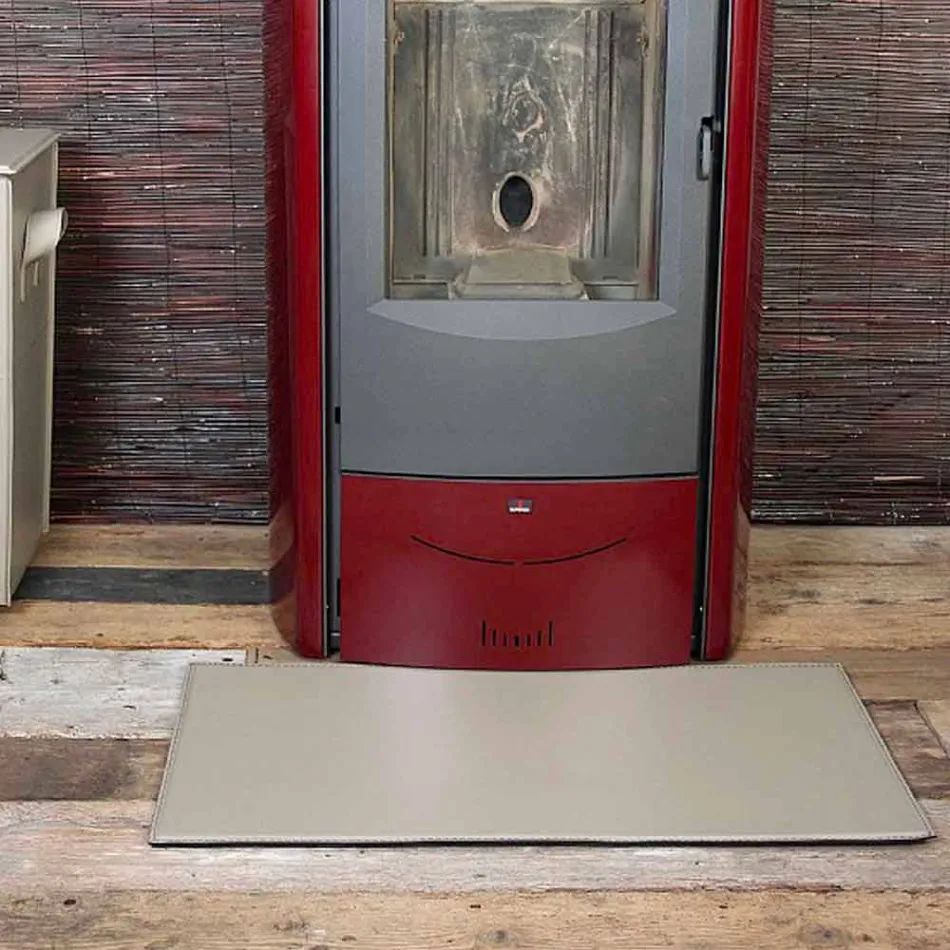 Kožená rohož do krbu / sporáku Cleo Made in Italy Viadurini