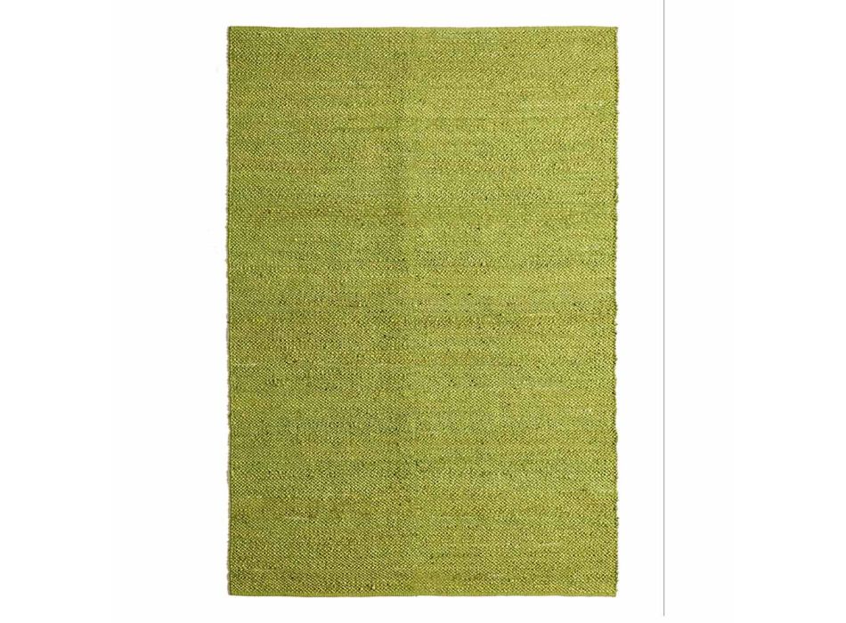 Moderní a barevný designový koberec do obývacího pokoje ručně tkaný z juty - Melino Viadurini