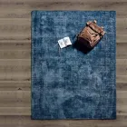 Koberec do obývacího pokoje z bavlny, viskózy a vlny Vyrobeno na ručním stavu - Melita Viadurini