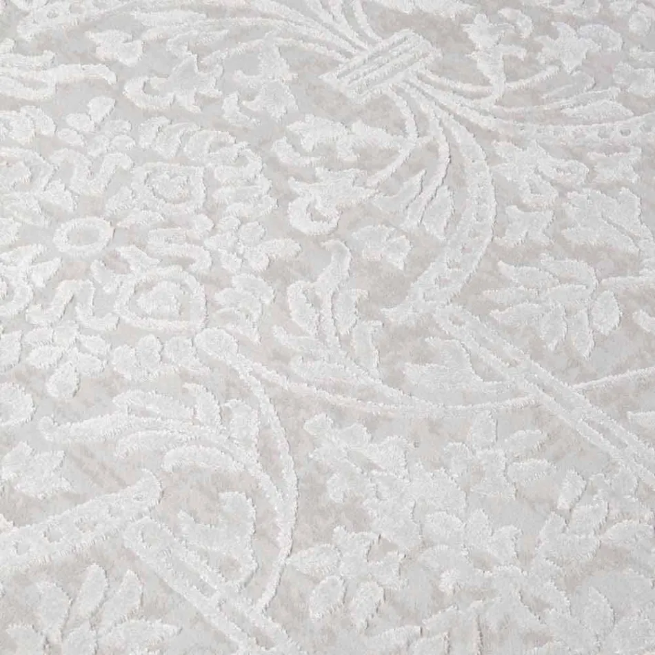 Designový koberec s béžovým designem z polyesteru a viskózy - Occitania Viadurini