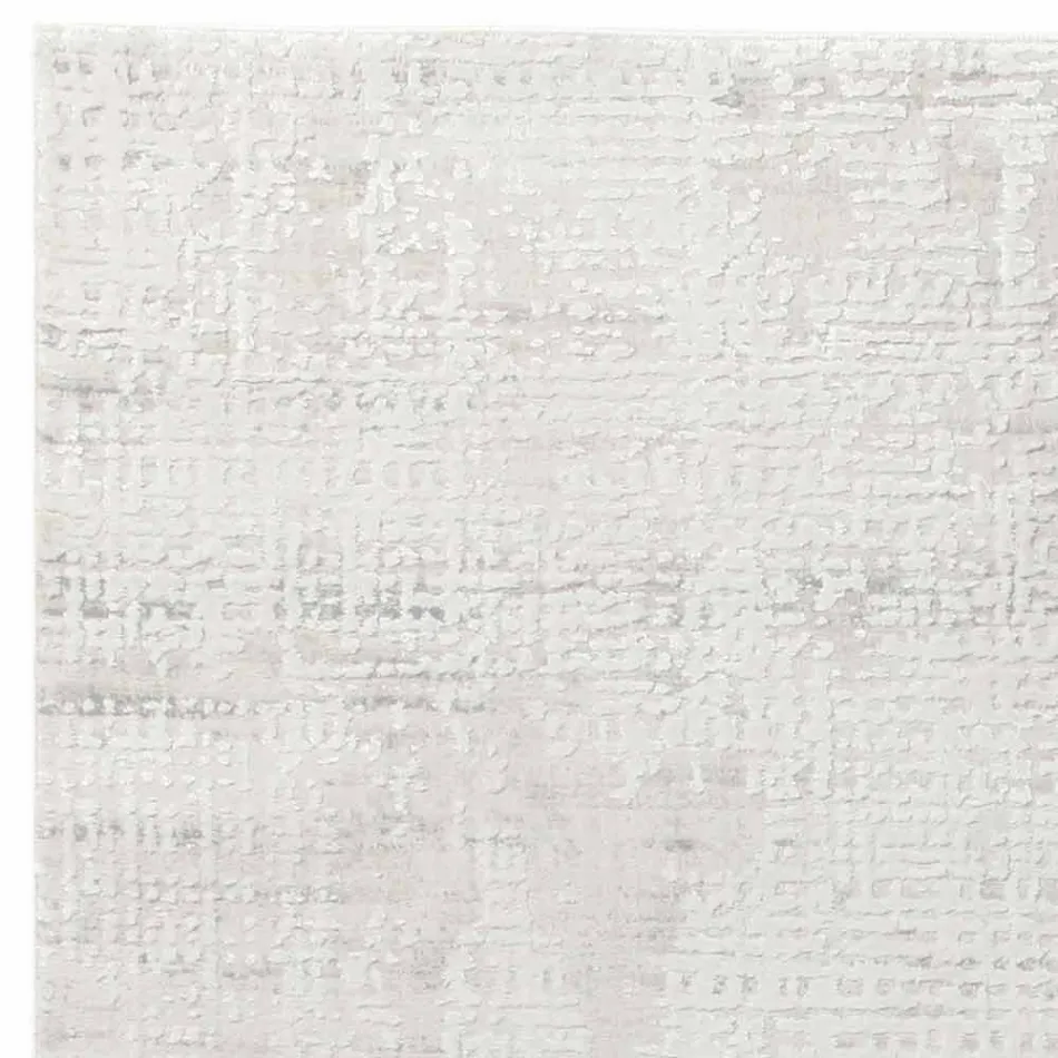 Designový koberec s béžovým designem z polyesteru a viskózy - Occitania Viadurini