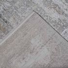 Designový koberec z viskózy a akrylové šedé béžové s designem - prezident Viadurini