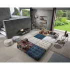 Etnický barevný obdélníkový koberec se střapci - Fibraù Viadurini