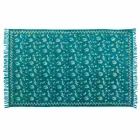 Etnický barevný obdélníkový koberec se střapci - Fibraù Viadurini