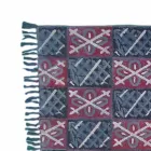 Etnický barevný obdélníkový koberec se střapci - Fibraù Viadurini