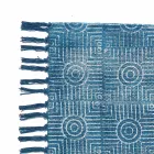 Etnický barevný obdélníkový koberec se střapci - Fibraù Viadurini