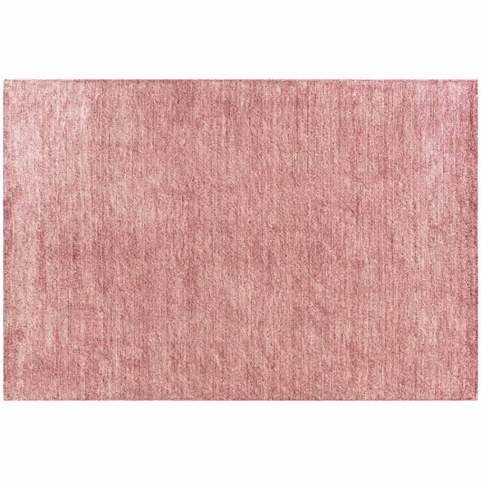 Ručně vyrobený koberec tkaný v Indii Vysoce kvalitní vlna a bambusové hedvábí - Anella Viadurini