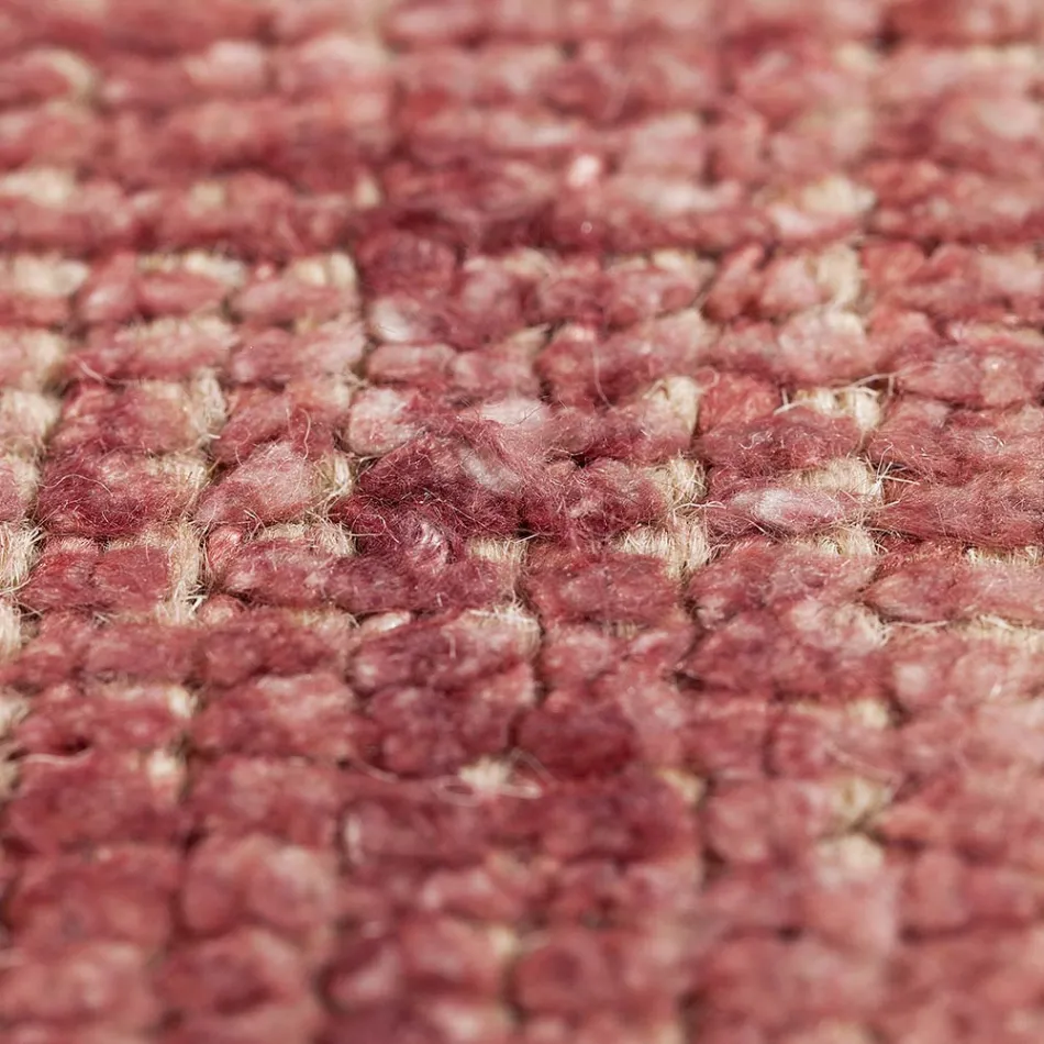 Ručně vyrobený koberec tkaný v Indii Vysoce kvalitní vlna a bambusové hedvábí - Anella Viadurini