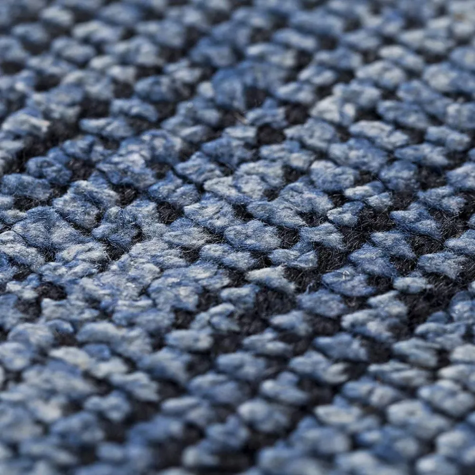 Ručně vyrobený koberec tkaný v Indii Vysoce kvalitní vlna a bambusové hedvábí - Anella Viadurini