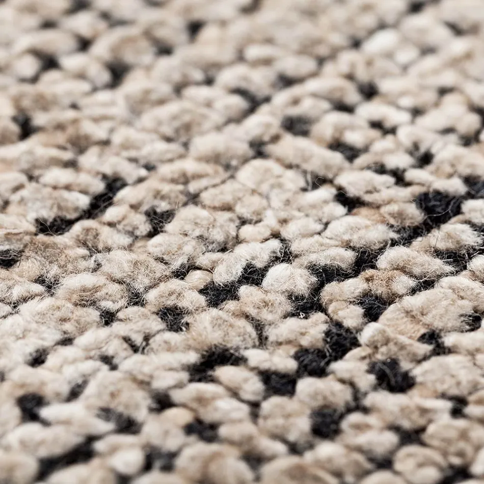 Ručně vyrobený koberec tkaný v Indii Vysoce kvalitní vlna a bambusové hedvábí - Anella Viadurini