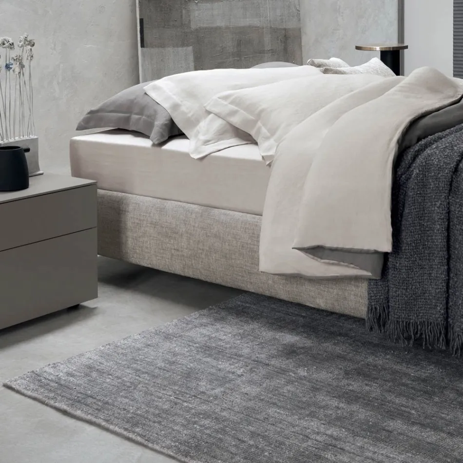 Ručně vyrobený koberec tkaný v Indii Vysoce kvalitní vlna a bambusové hedvábí - Anella Viadurini