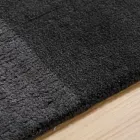 Velká barevná vlna a hedvábný koberec s moderním designovým pásem - směs Viadurini