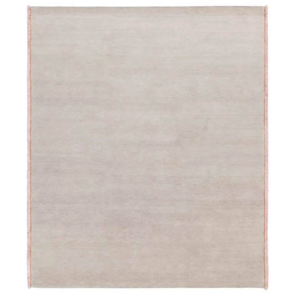 Viskóza a bavlněný koberec s barevnými třásněmi v hedvábném moderním designu - Garbino Viadurini