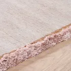 Viskóza a bavlněný koberec s barevnými třásněmi v hedvábném moderním designu - Garbino Viadurini