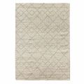 Moderní koberec do obývacího pokoje ručně tkaný ve vlněném geometrickém designu - Geome
