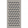 Moderní obývací pokoj koberec v Pvc a polyesteru s geometrickým vzorem - Romio