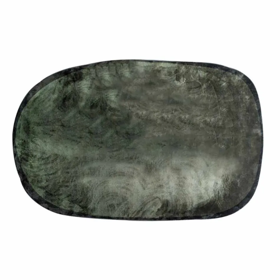 Oválný koberec do obývacího pokoje z polyamidu s digitálním potiskem - Palmer Viadurini