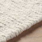 Obdélníkový koberec ve vlně a bavlněné hnědé nebo krém moderního designu - Kuta Viadurini