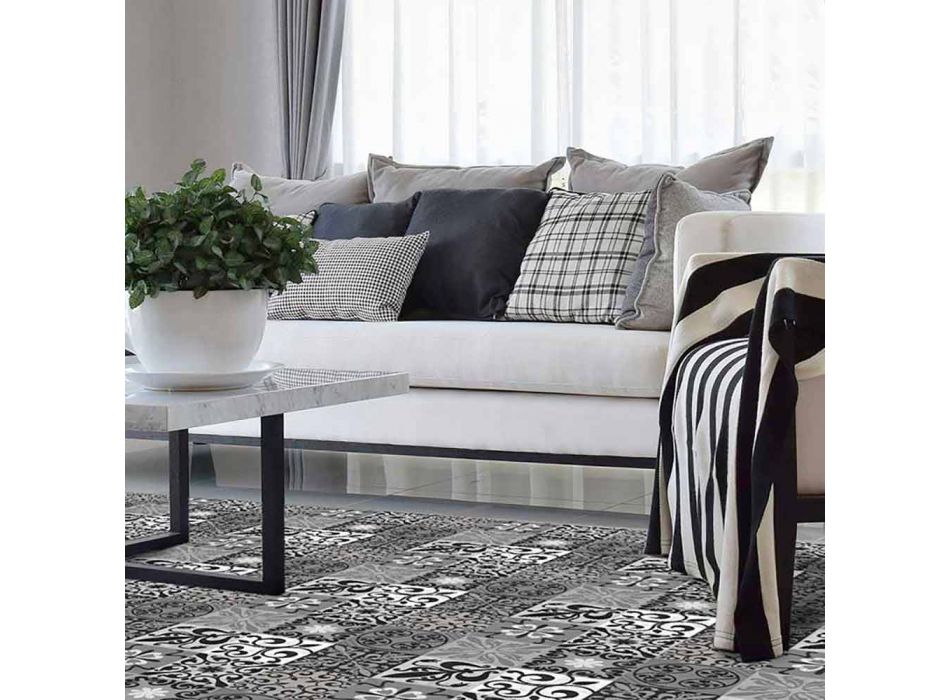 Designový koberec do obývacího pokoje ve PVC a polyesteru s Fantasy - Pita Viadurini