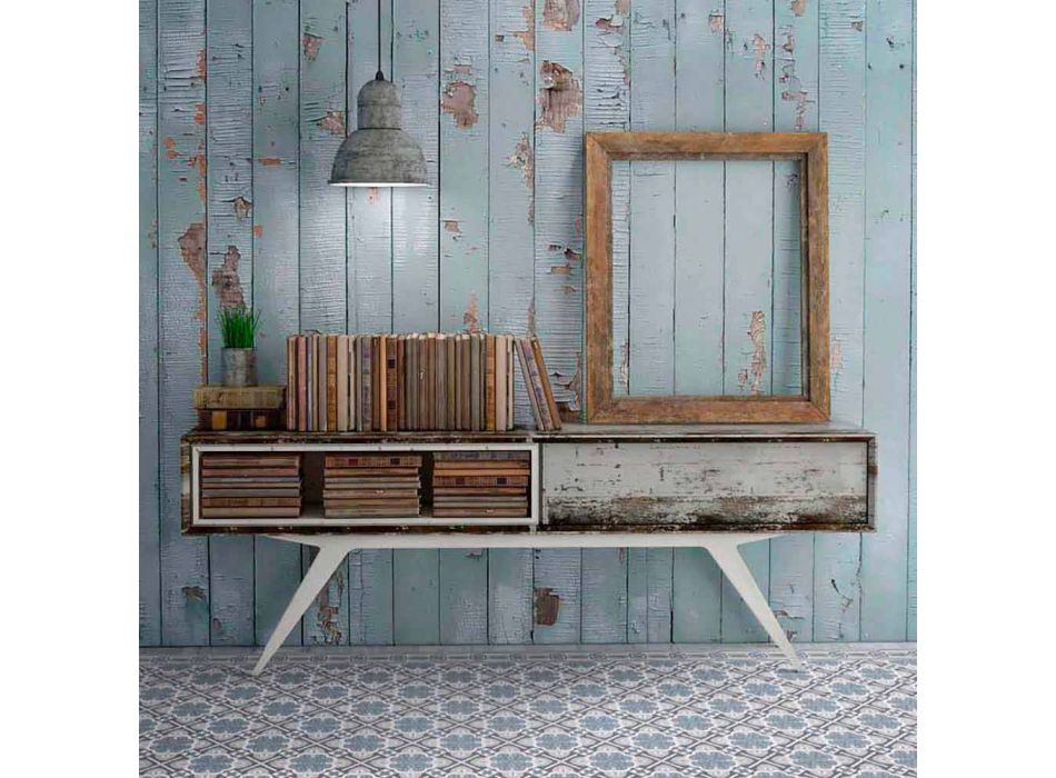 Designový koberec do obývacího pokoje v pravoúhlém vinylovém vzoru - Petúnie Viadurini