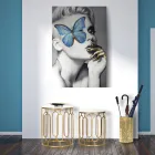 Konferenční stolky ve zlaté pryskyřici a pryskyřici s mramorovým efektem 2 kusy - Pietro Viadurini