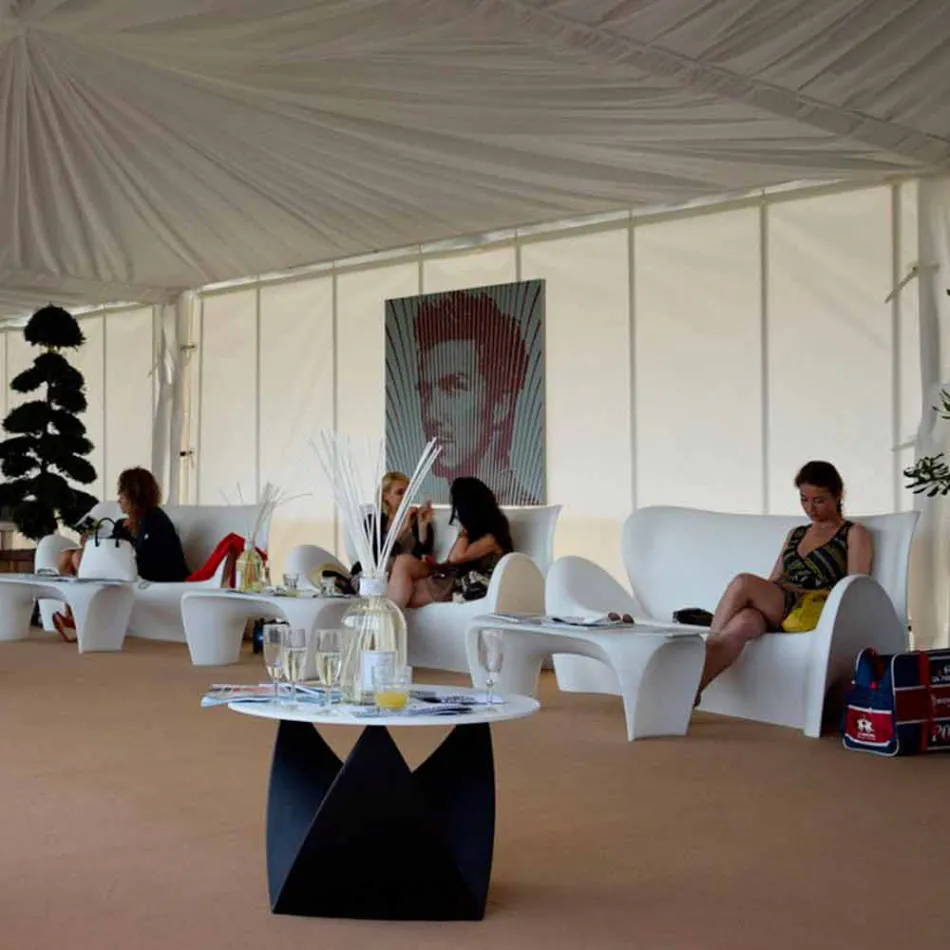 Moderní konferenční stolky pro vnitřní i venkovní použití, 2 kusy - Lily od Myyour Viadurini